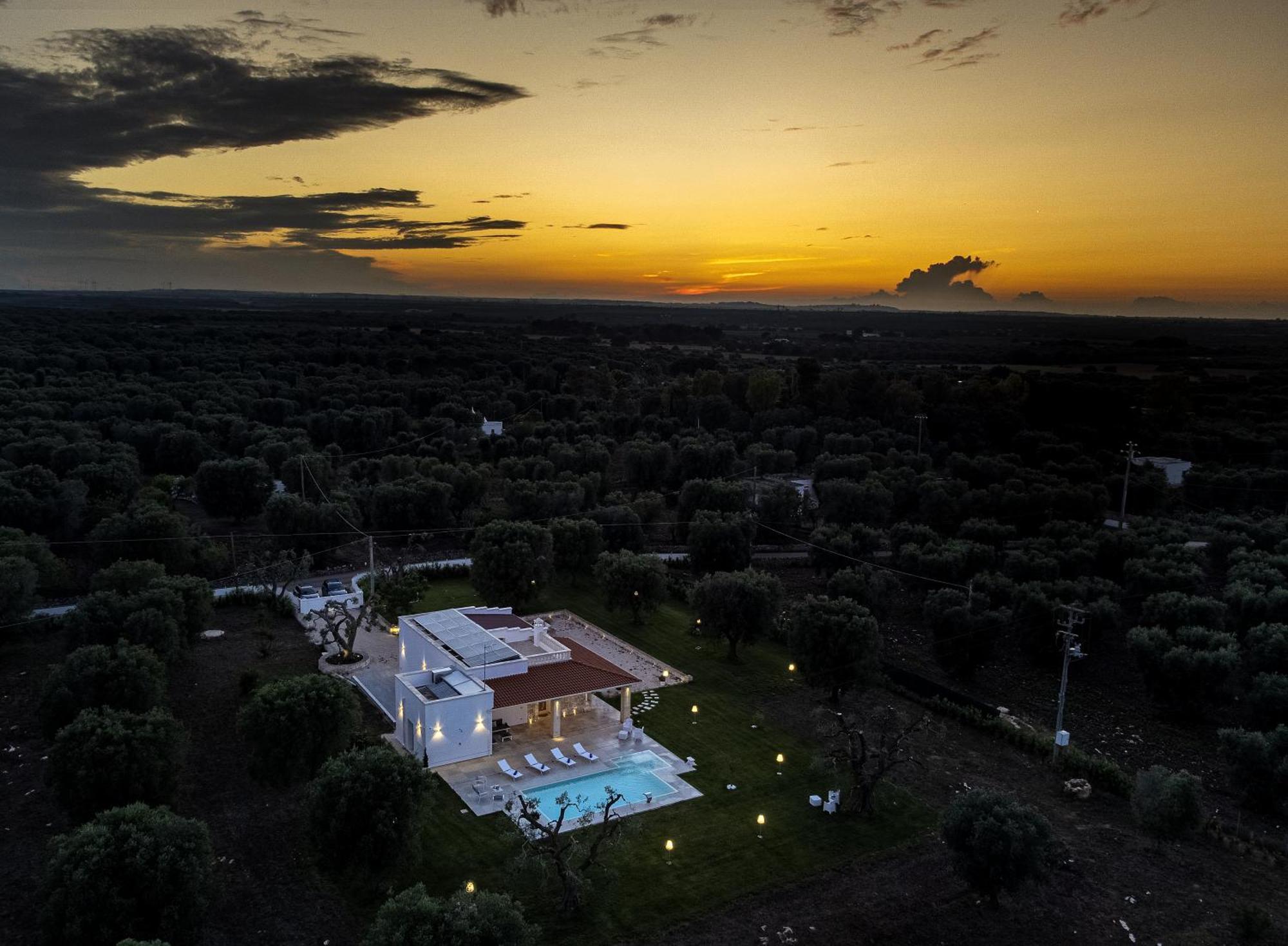 La Carezza Del Sole - Private Villa Francavilla Fontana Eksteriør billede